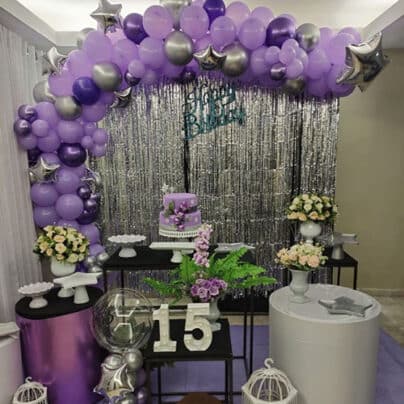 Decoração Euphoria 15 anos