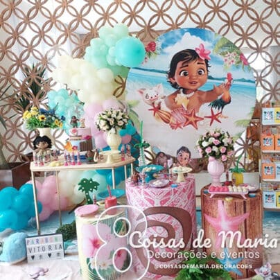 Decoração Moana Baby