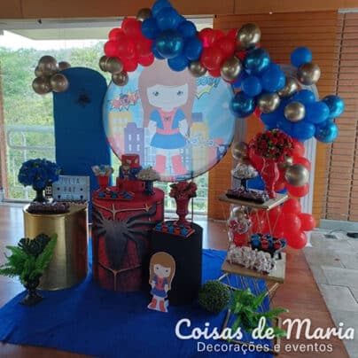Decoração Mulher-Aranha